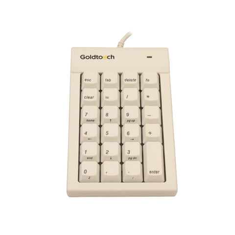 Goldtouch Mac USB Numeric Keypad | White